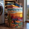 Cactus Sunset Laundry Basket