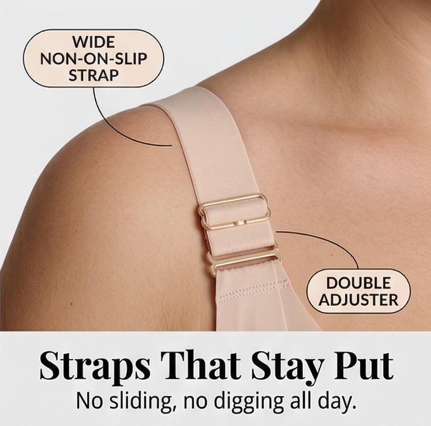 Veluna – Invisible Wide Band Wireless Support Bra