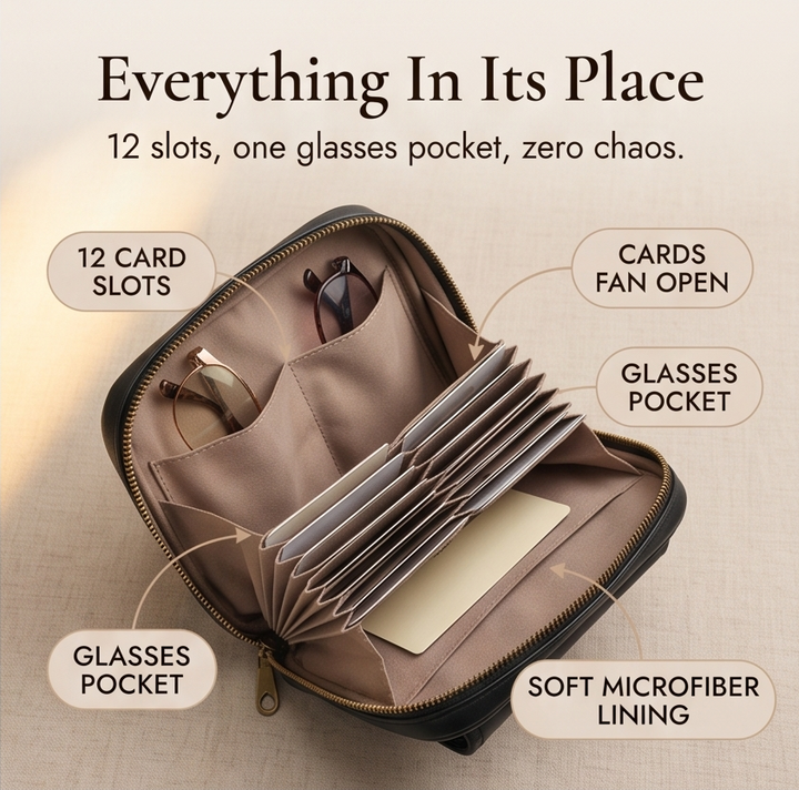 Carryn – Organized Crossbody Bag with Card Slots