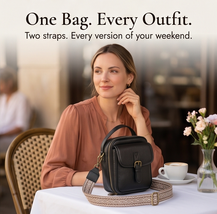 Carryn – Organized Crossbody Bag with Card Slots