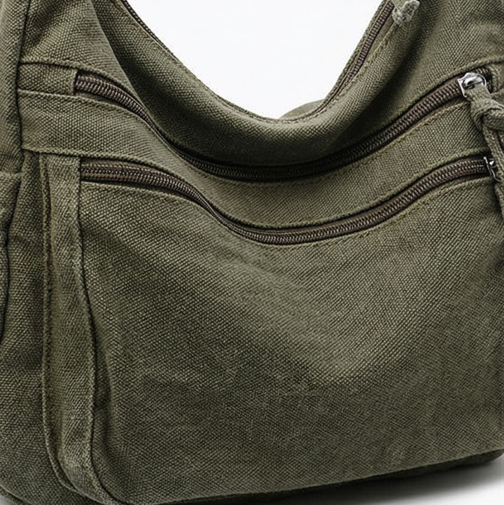 Carvia – Washed Canvas Everyday Hobo Bag