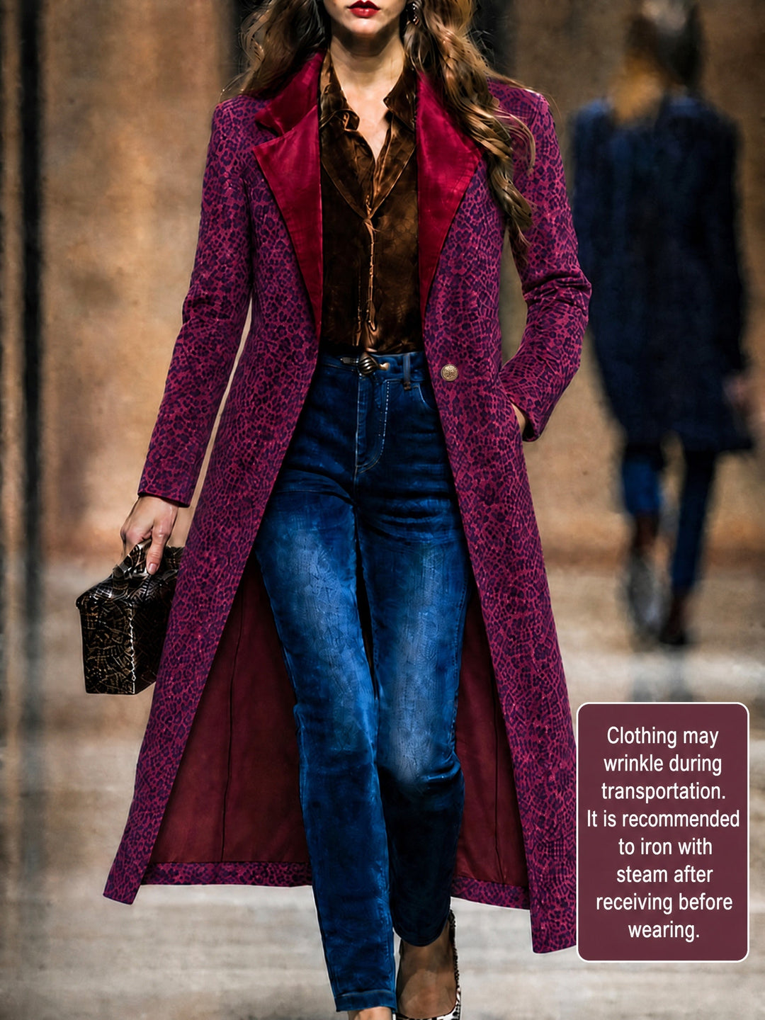 Lavinia | Textured Longline Coat