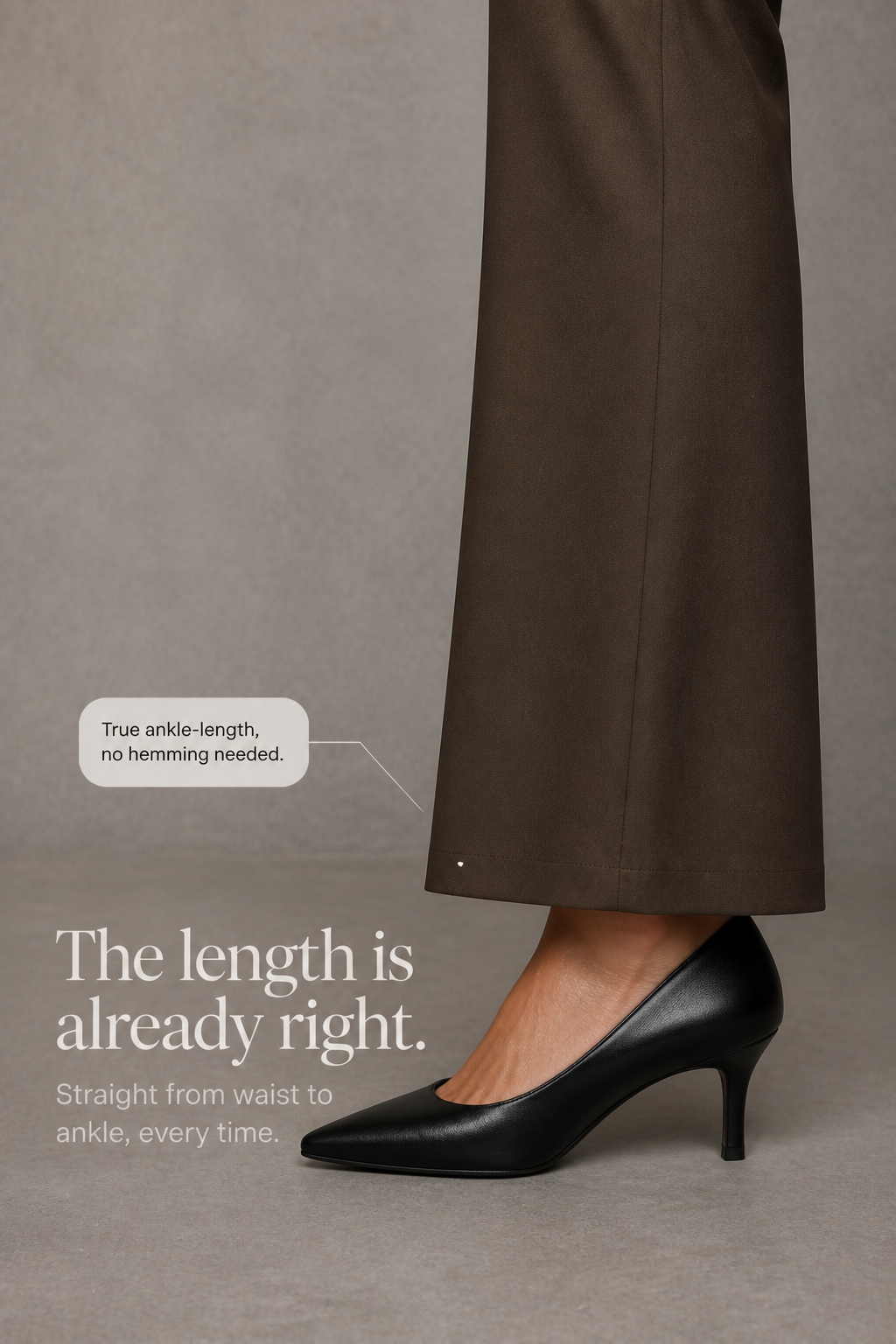 Nolamere | Wide-Leg High-Waisted Dress Trousers