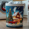 Christmas Eve Cottage Glow Laundry Basket
