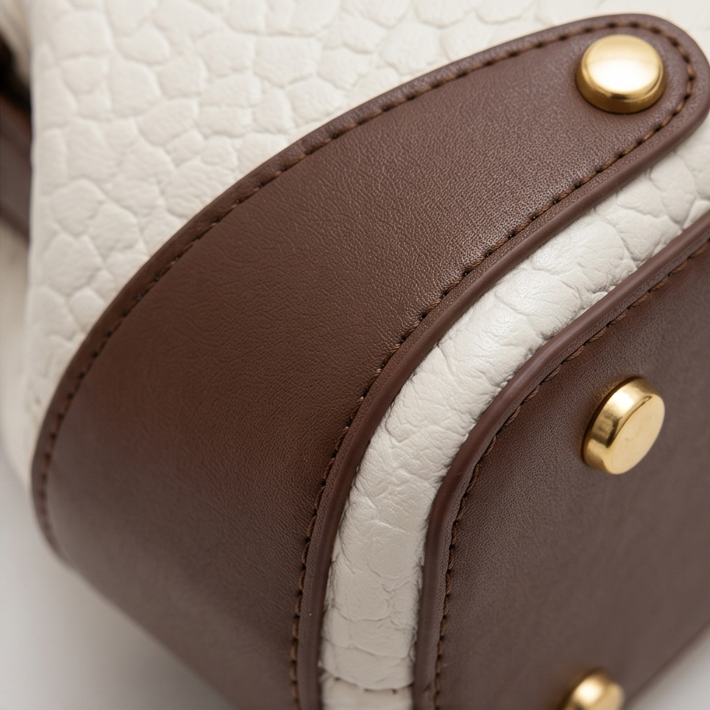 Cola™ – Two-Tone Leather Handbag for Day to Night