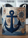 Compass Anchor Laundry Basket