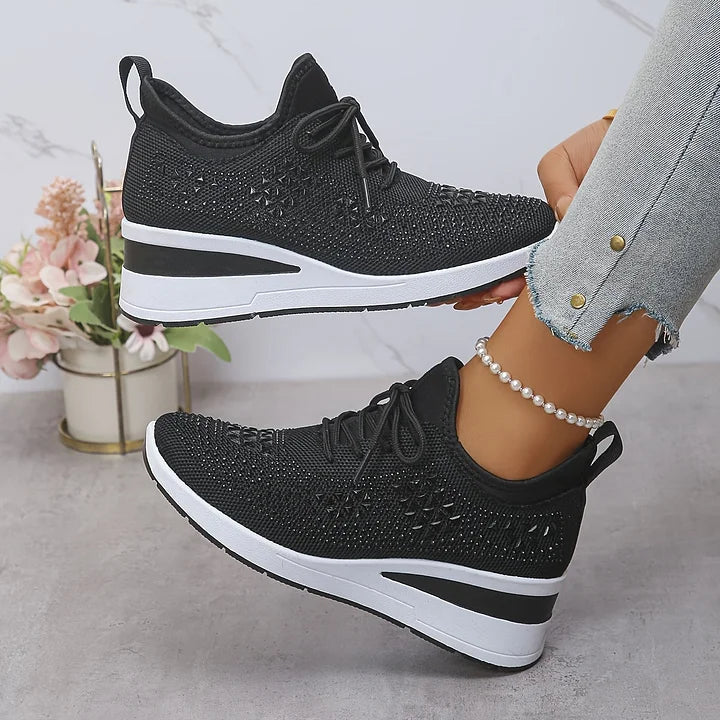 Assina | Comfortable sneakers with rhinestone details