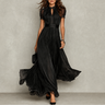 Zoey | Ruffle Neck Pleated Dress