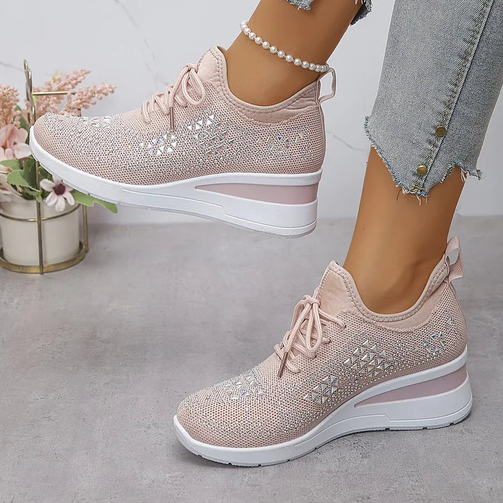 Assina | Comfortable sneakers with rhinestone details
