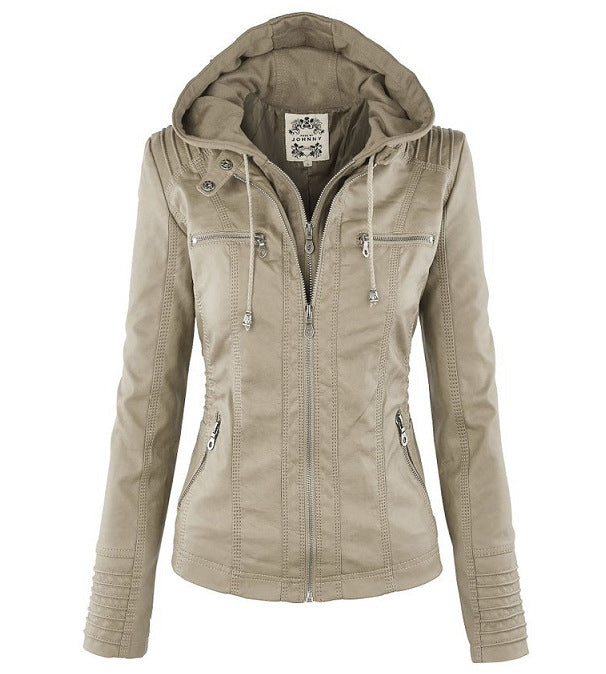 Monica | Leather-Look Biker Jacket
