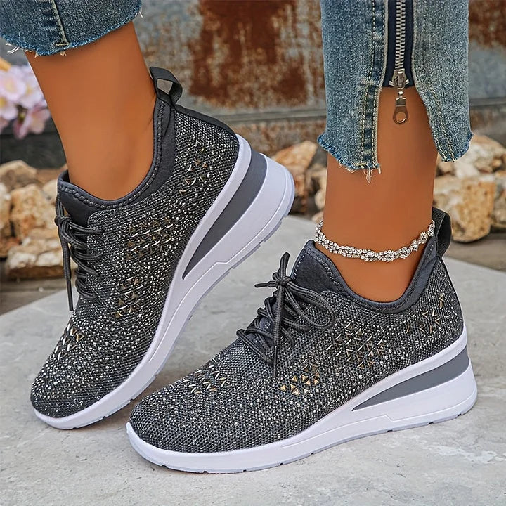 Assina | Comfortable sneakers with rhinestone details