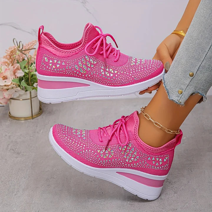 Assina | Comfortable sneakers with rhinestone details