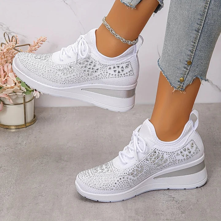 Assina | Comfortable sneakers with rhinestone details