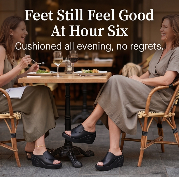 Luneva – Cushioned Wedge Sandals for Wide Feet