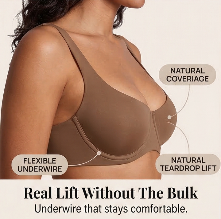 Veluna - Seamless Unlined Balconette Bra