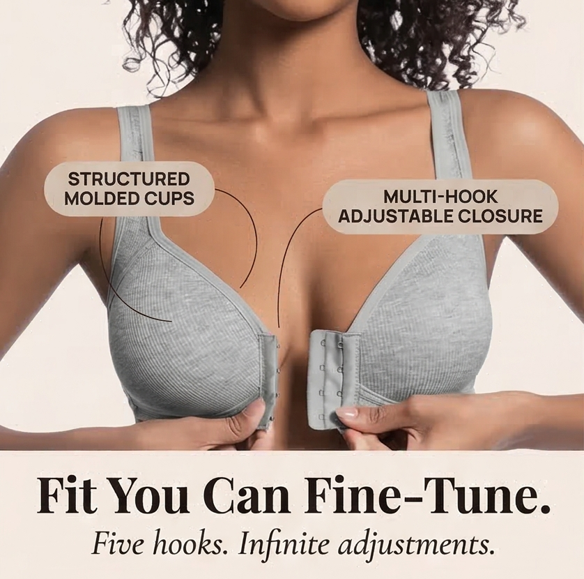 Veluna - Wireless Front Closure Comfort Bra