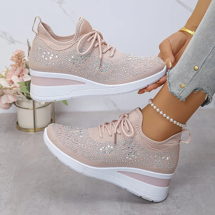 Assina | Comfortable sneakers with rhinestone details