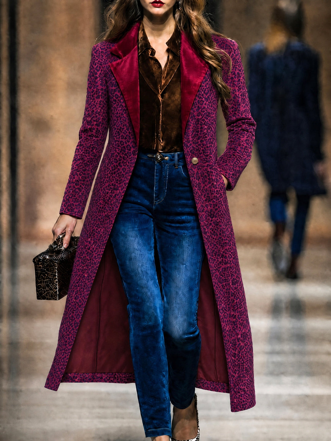 Lavinia | Textured Longline Coat