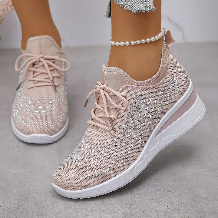 Assina | Comfortable sneakers with rhinestone details