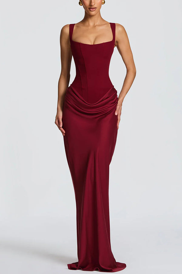 Eleanor | Square Neck Maxi Dress
