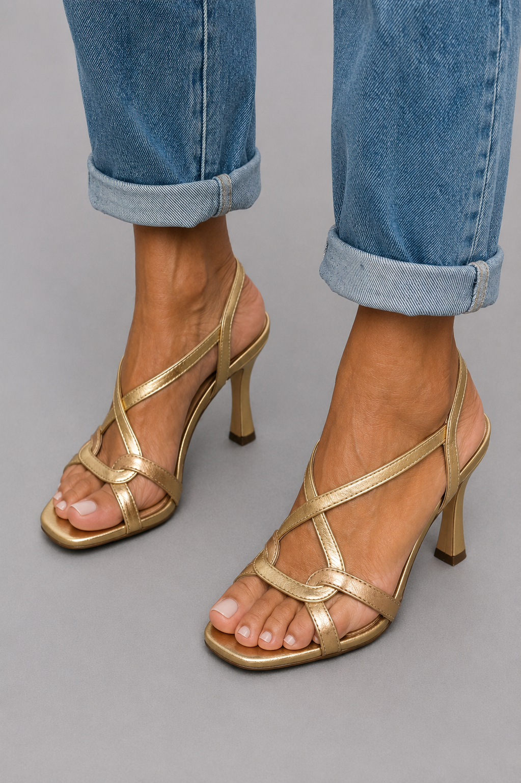Cassie - Golden Charm Heels