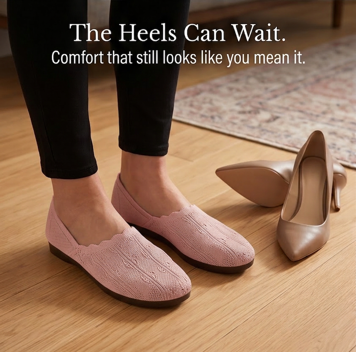 Soflyn – Breathable Woven Slip-On Flats