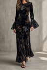Luna | Velvet Dress