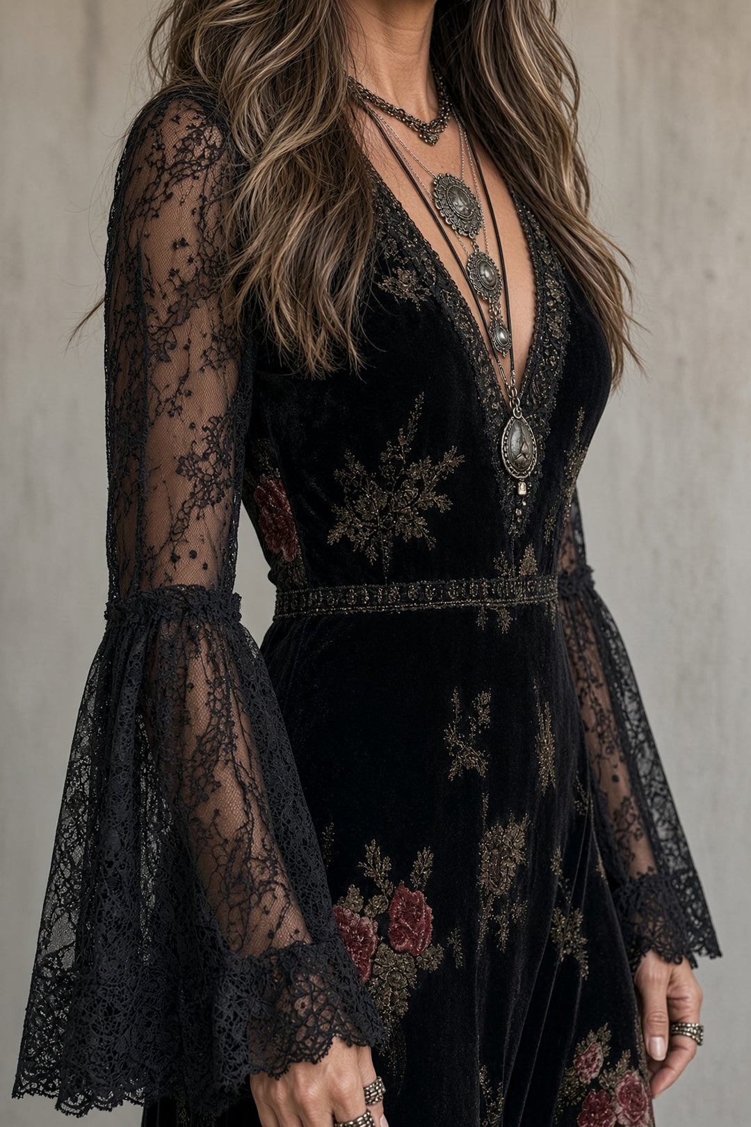 Natalie | Velvet Dress