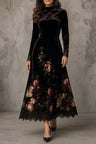 Lucienne | Romantic Velvet Dress