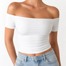 Velora – Women's Off-Shoulder Slim-Fit Top