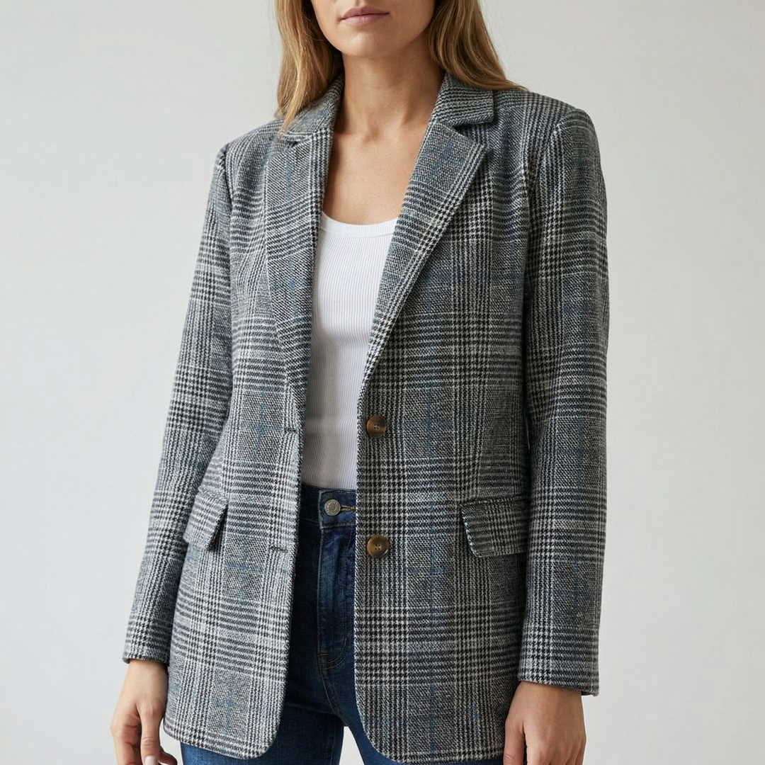 Hartlyn – Classic Glen Plaid Blazer