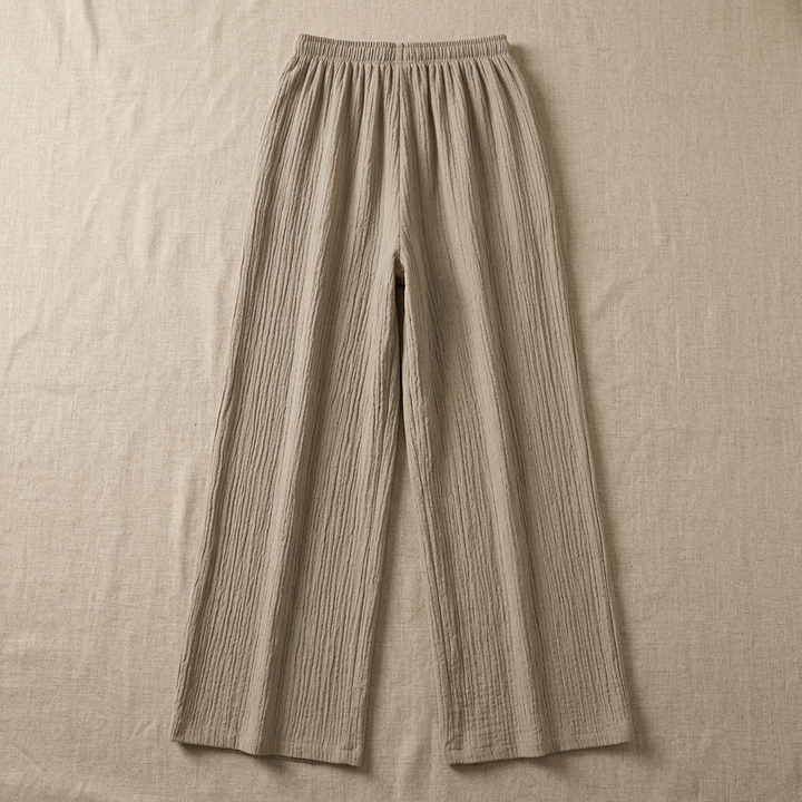 Waverly – Crinkle Textured Wide Leg Pants