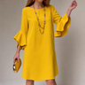 Hilaria – Women's Statement Bell Sleeve Mini Dress