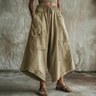 Wearbella – Women's Wide-Leg Cargo Culottes
