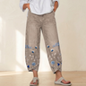 Bloomara – Women's Embroidered Wide-Leg Jeans with Tulip Hem