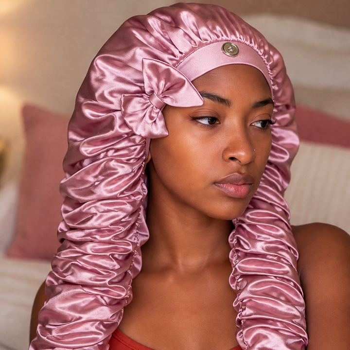 Nightwrap – The Long-Hair Bonnet That Finally Stays On