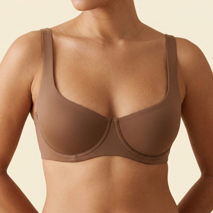 Veluna - Seamless Unlined Balconette Bra