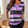 Vesper – Women's Flowy Watercolor Henley