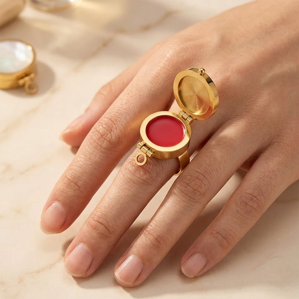 Perlina – Wearable lip balm ring