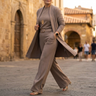 Vivara – Women's Three-Piece Matching Set with Longline Cardigan