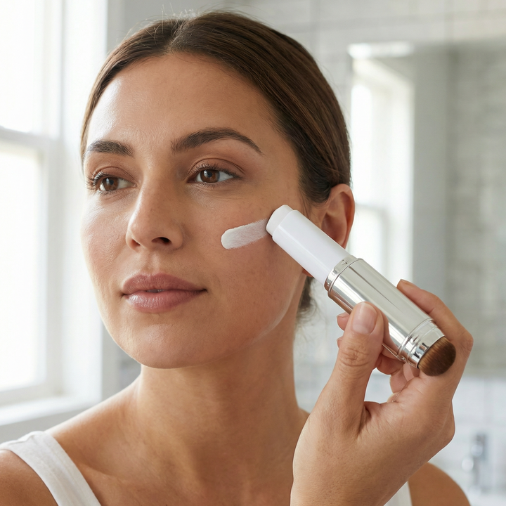 Velumé – Color-Changing Foundation Stick with Brush