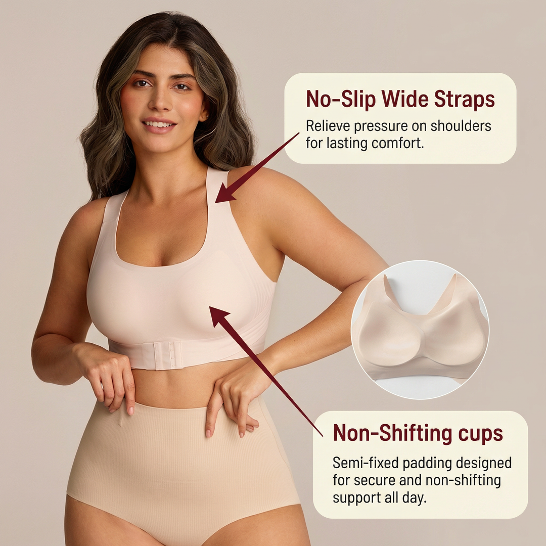 Postura – Wireless Posture Support Bra with Front Closure