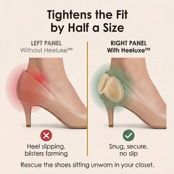 Heeluxe – Cushioned Heel Grips for All Day Comfort