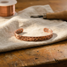 Julia's Furrow Copper Bracelet