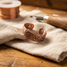 Julia's Burr Copper Ring
