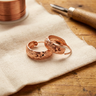 Julia's Dew Copper Earrings