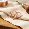 Julia's Swirl Copper Earrings