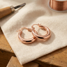 Julia's Marl Copper Earrings