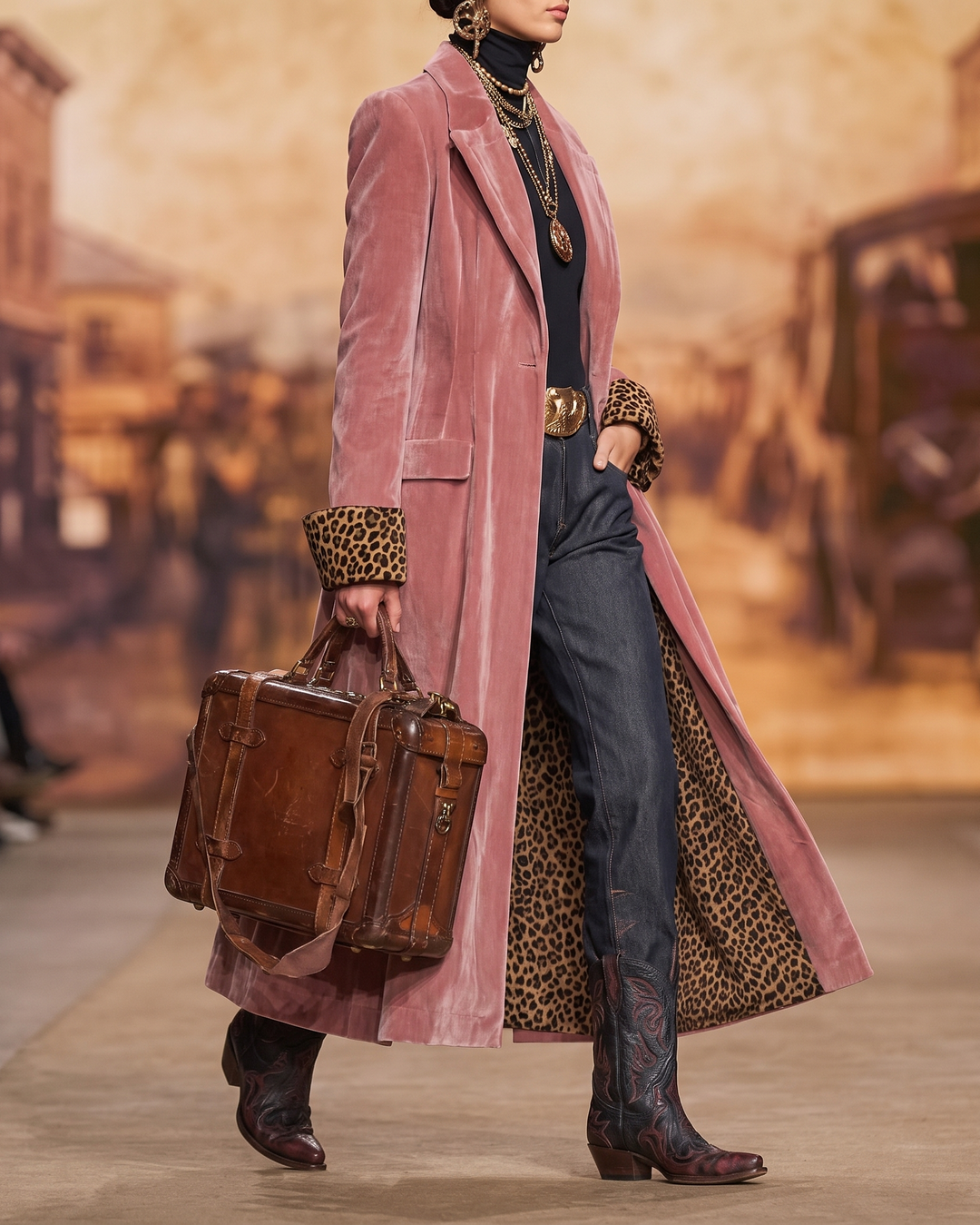 Madison | Long Velvet Tailored Coat