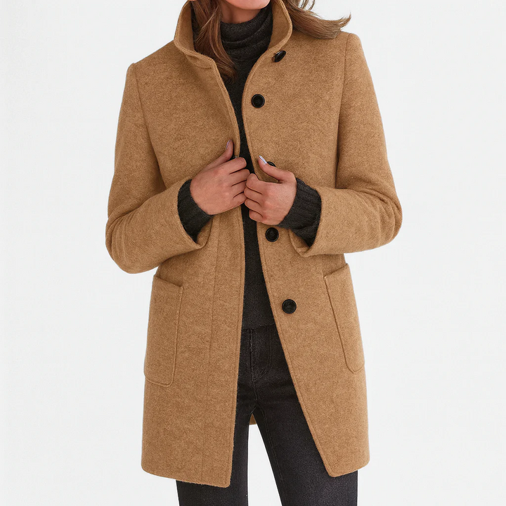 Beatrice | Classic Everyday Button Coat